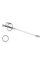 Silikonowa sonda z metalowymi zakończeniami Ouch! Urethral Sounding Dilator Stick