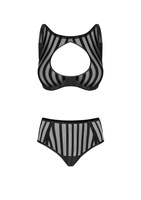 Petitenoir Set bra and brief L Noir Handmade