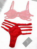 Alia Weronika Set red thong L