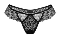 Caprice Devil black thong XL