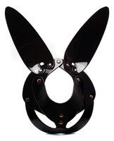 Bunny Mask Black Kinky Diva