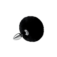 Whipsmart Fluffy Bunny Metal Plug Pink Tail