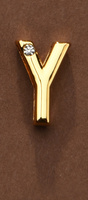 Letter for Personalizing Collar or Handcuffs Upko Letter Y UPKO