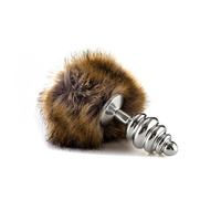 * Extra Feel Bunny Tail Buttplug Silver