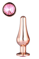 Gleaming Love Rose Gold Pleasure Plug S Dreamtoys Anal Plug