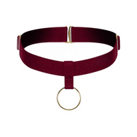 Carmela Burgundy Choker Promees