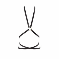 Bijoux Indiscrets - MAZE Chest Thin Harness Black