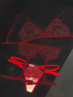 Alia Natie Set Red Thong M