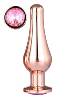 Gleaming Love Rose Gold Pleasure Plug L Dreamtoys Anal Plug