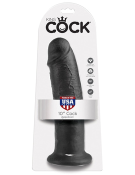 King Cock 10" Cock Black