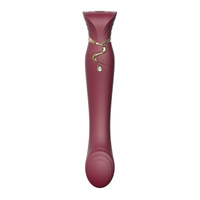 Pulsating G-Spot Vibrator Queen Wine Red Zalo