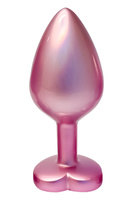 Gleaming Love Pearl Pink Anal Plug Medium Dreamtoys