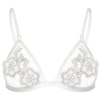 White Bra M Sunflower Perilla
