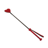 Liebe Seele Kinbaku Ukiyoe Red Rosy Leather Crop