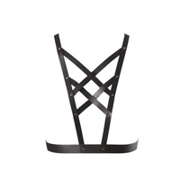 Maze Net Cleavage Harness Black Bijoux Indiscrets