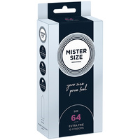 Mister.Size 64 mm Condoms 10 Pieces