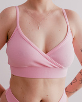 GWP Pink Ribbed Knit Top XL