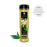 Shunga Natural Massage Oil Organica Green Tea 240ml