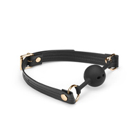 Liebe Seele Black Organosilicon Ball Gag