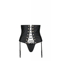 CELIN SET WITH OPEN BRA Black S/M Passion