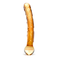 Glas Orange Tickler Glass Dildo