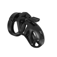 ManCage chastity belt Model 23 Chastity Cage 6.5 cm Black