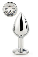 Gleaming Love Silver Plug Medium Dreamtoys Anal Plug