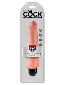 Kink Cock 8" Vibrating Stiffy Flesh