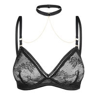 Petitenoir Bra Straps with golden chains
