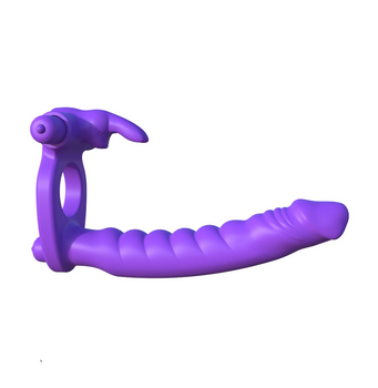 Pipedream Fantasy C-Ringz Silicone Double Penetrator Rabbit