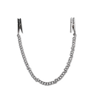 Fetish Fantasy Series Nipple Chain Clips Silver