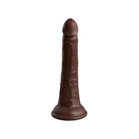 Dildo 18cm King Cock Elite Dual Density Silicone Cock Brown