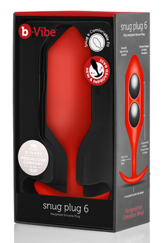 B-VIBE SNUG PLUG 6 RED