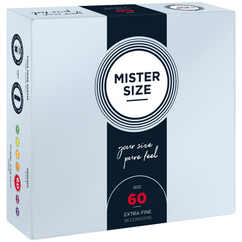 Mister.Size 60 mm Condoms 36 Pieces