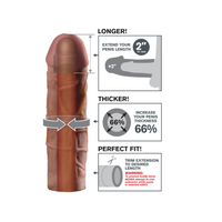 Fantasy X-tensions Mega 2" Extension Brown