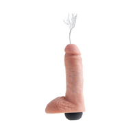 Dildo King Cock Pipedream Squirting Cock with Balls 8 Light