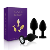 Rianne S Booty Plug Luxury Set 3 plugs Black