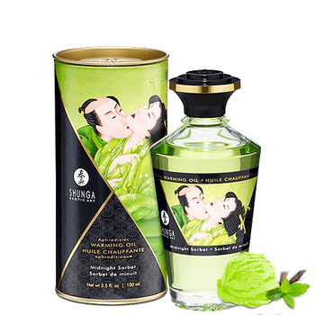 Shunga Aphrodisiac Warming Oil Midnight Sorbet 100ml