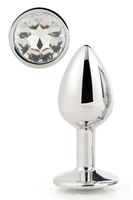 Gleaming Love Silver Anal Plug Small Dreamtoys