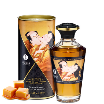 Shunga Aphrodisiac Warming Oil Caramel Kisses 100ml