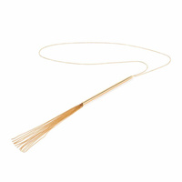 Metallic chain whip & necklace gold Bijoux Indiscrets