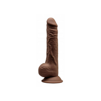 Silexd Silicone Dildo 24 cm Brown