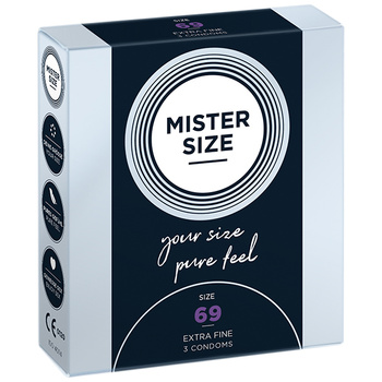 Mister.Size 69 mm Condoms 3 Pieces