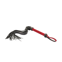 Liebe Seele Kinbaku Ukiyoe Red Rosy Leather Flogger Whip