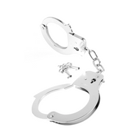 Fetish Fantasy Series Designer Metal Handcuffs Silver
