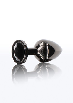 Taboom Butt Plug With Diamond Jewel Silver L