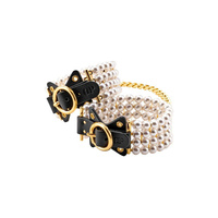 BDSM Ballroom Pearl Ankle Cuffs Guilty Pleasure