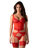Obsessive lingerie set Cupide Desir corset and thong L/XL