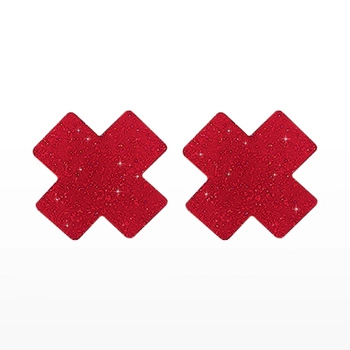Taboom Nipple X Covers Red
