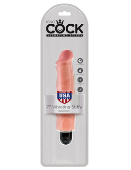 Kink Cock 7" Vibrating Stiffy Flesh